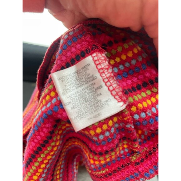 VTG Sesame Street Knit Top Bright Striped Y2K Shirt Peter Pan Collar Vibrant - Picture 6 of 9